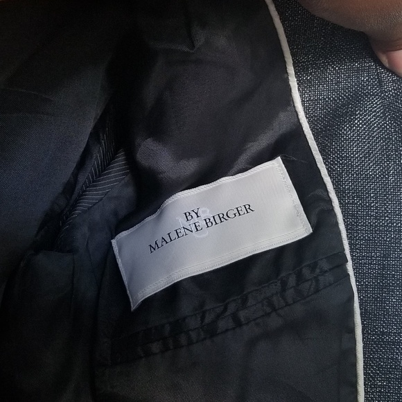 Malene Birger gray cropped jacket blazer size 8 - Picture 8 of 8